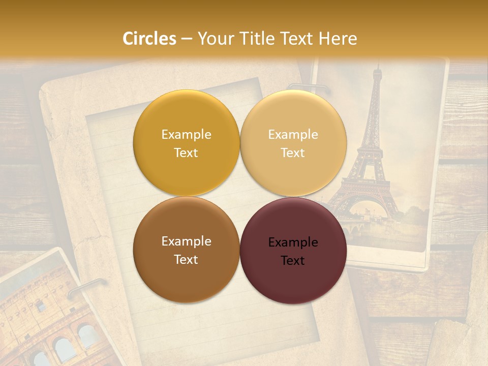 Panorama Isola Piazza Dei Miracoli PowerPoint Template