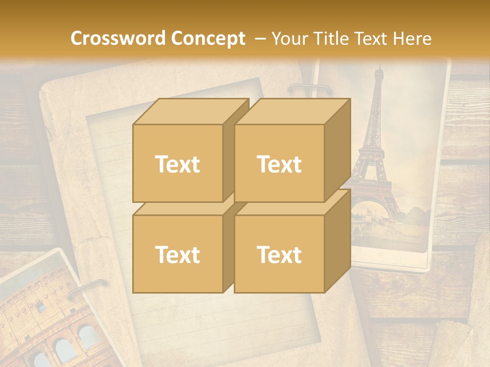 Panorama Isola Piazza Dei Miracoli PowerPoint Template