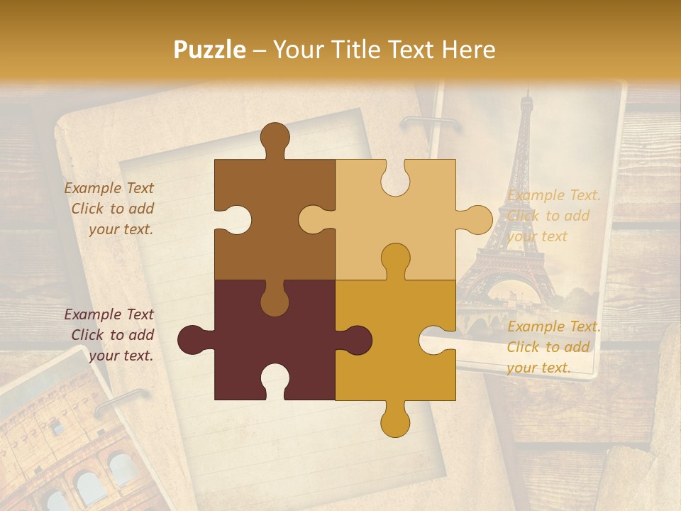 Panorama Isola Piazza Dei Miracoli PowerPoint Template