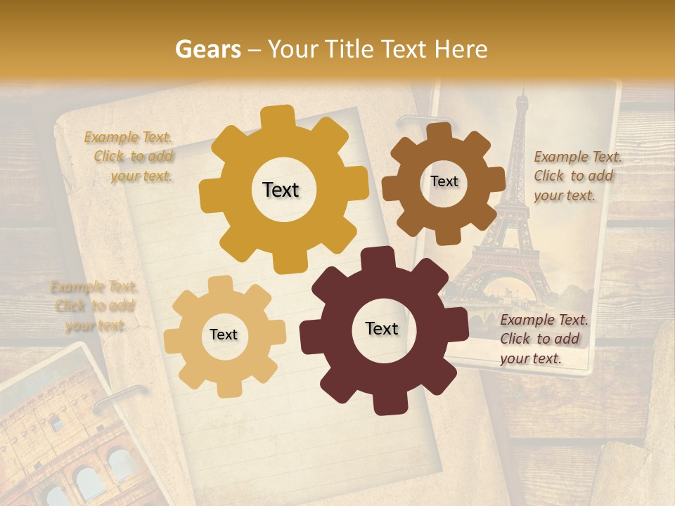 Panorama Isola Piazza Dei Miracoli PowerPoint Template