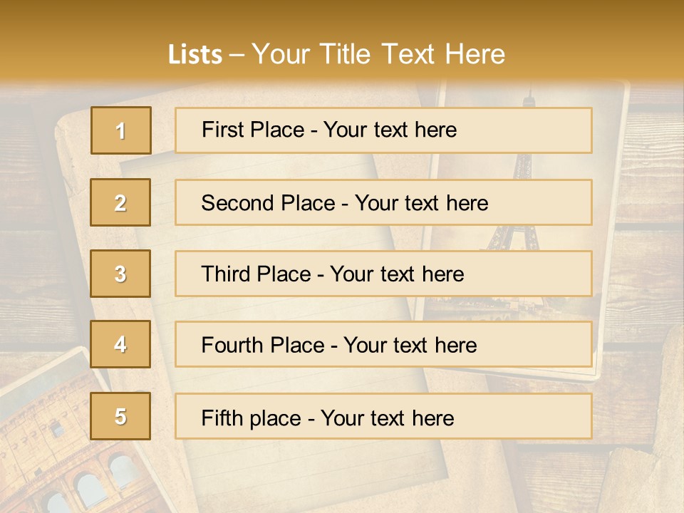 Panorama Isola Piazza Dei Miracoli PowerPoint Template