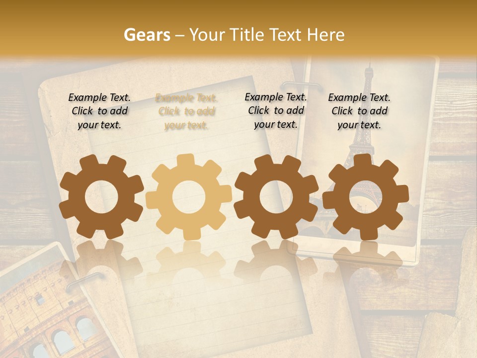 Panorama Isola Piazza Dei Miracoli PowerPoint Template