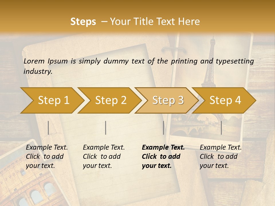 Panorama Isola Piazza Dei Miracoli PowerPoint Template