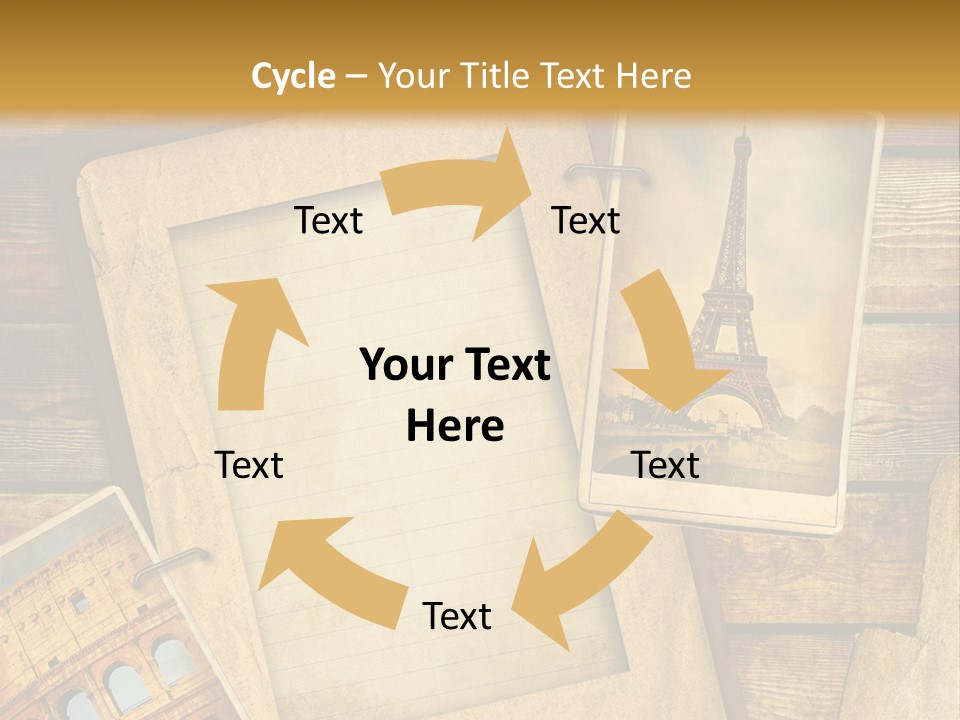Panorama Isola Piazza Dei Miracoli PowerPoint Template