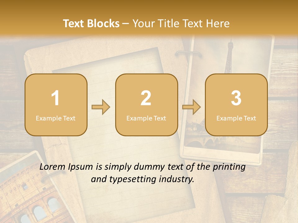 Panorama Isola Piazza Dei Miracoli PowerPoint Template