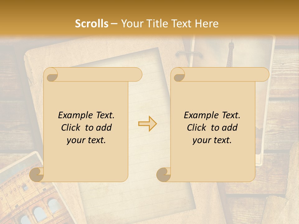 Panorama Isola Piazza Dei Miracoli PowerPoint Template