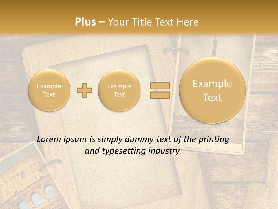 Panorama Isola Piazza Dei Miracoli PowerPoint Template