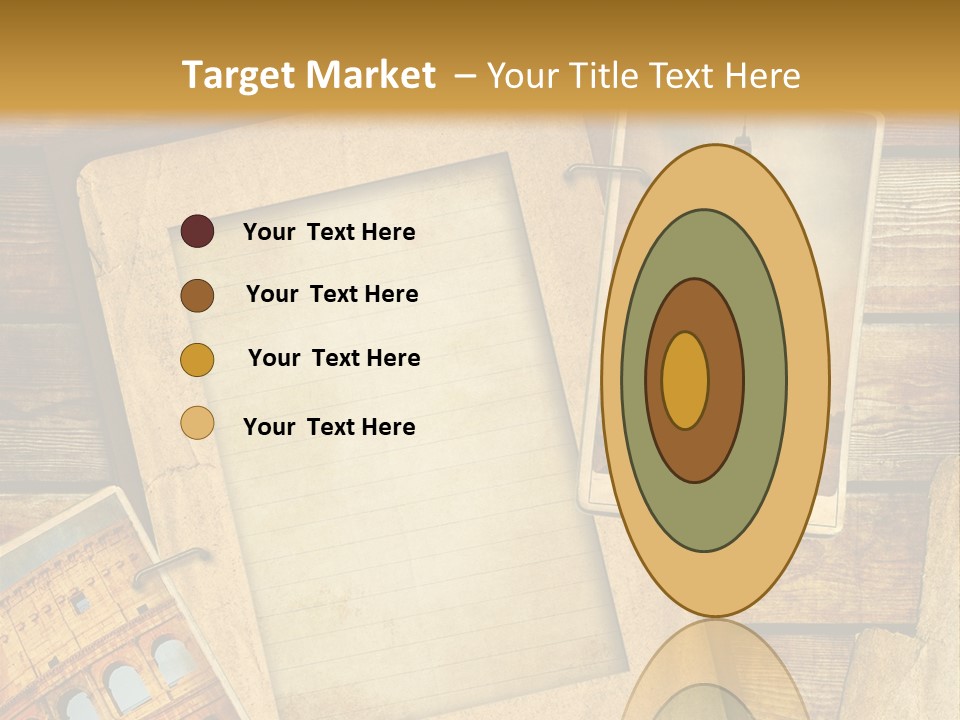 Panorama Isola Piazza Dei Miracoli PowerPoint Template