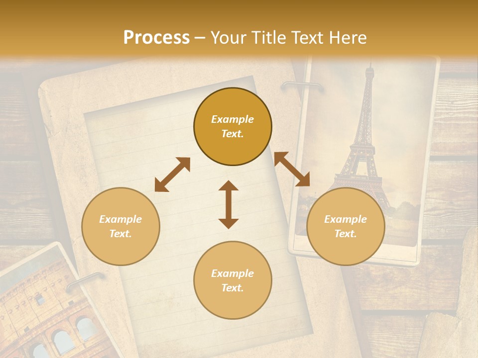 Panorama Isola Piazza Dei Miracoli PowerPoint Template