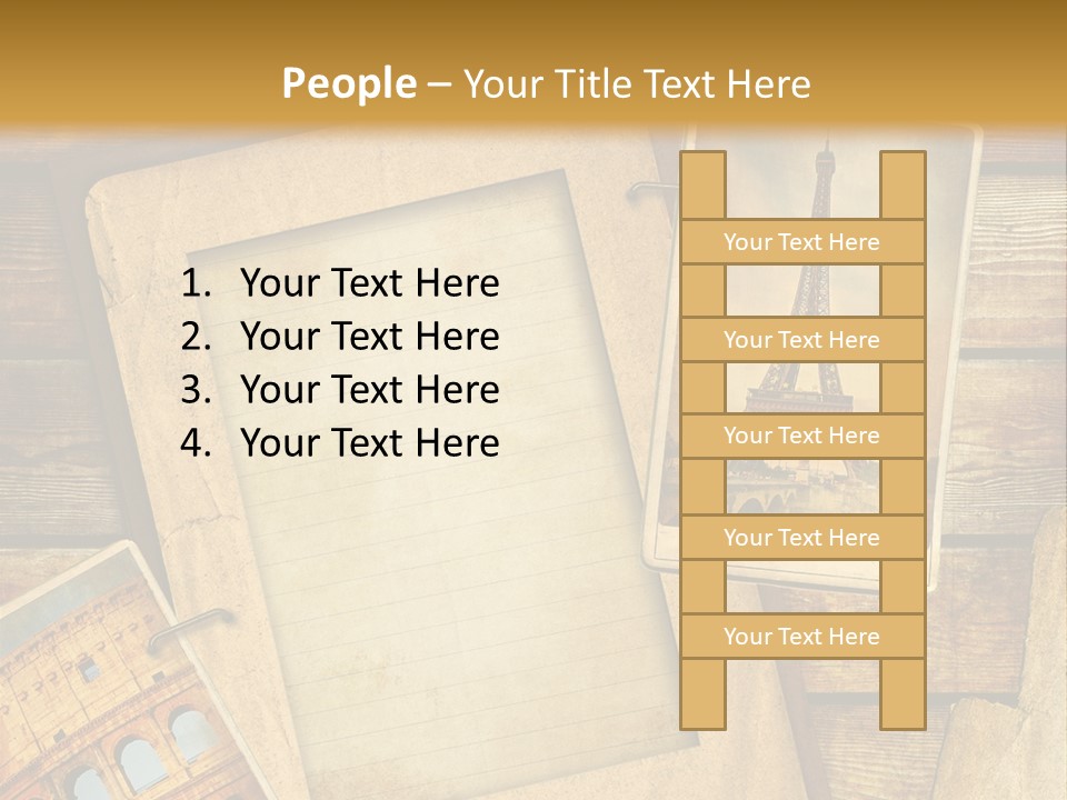 Panorama Isola Piazza Dei Miracoli PowerPoint Template