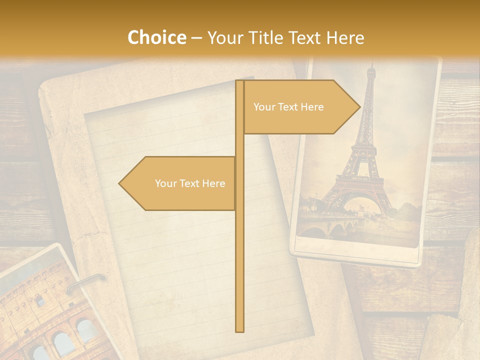 Panorama Isola Piazza Dei Miracoli PowerPoint Template