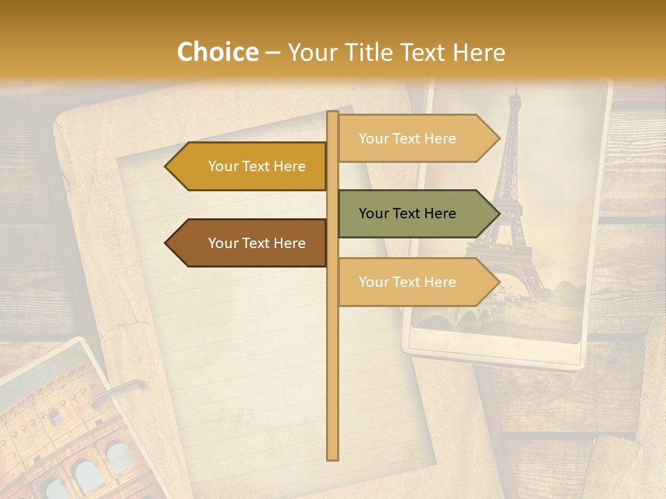 Panorama Isola Piazza Dei Miracoli PowerPoint Template