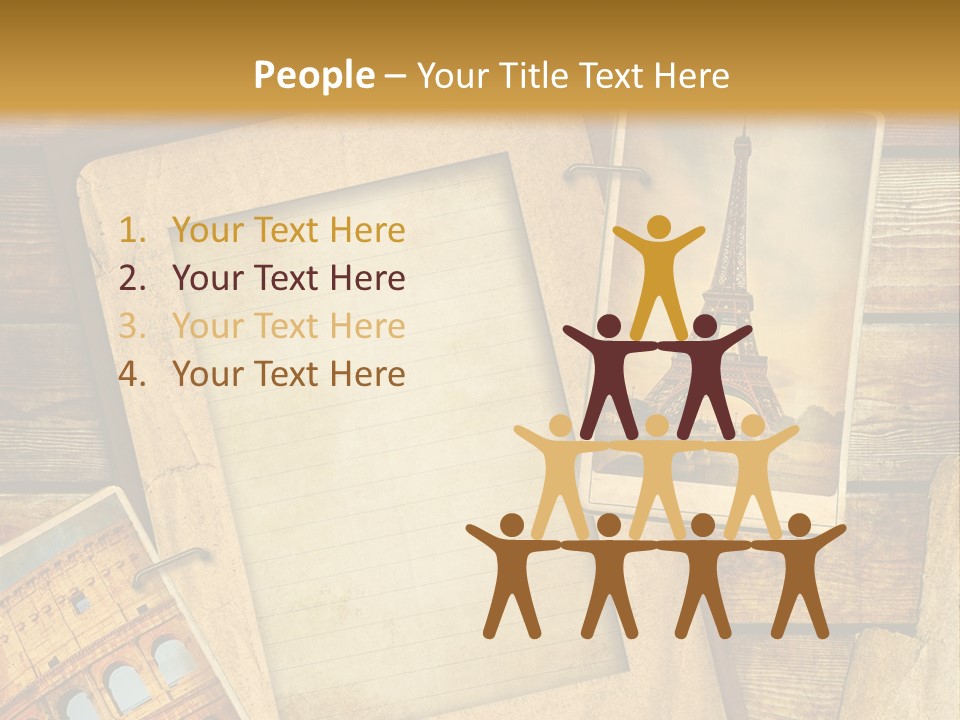 Panorama Isola Piazza Dei Miracoli PowerPoint Template