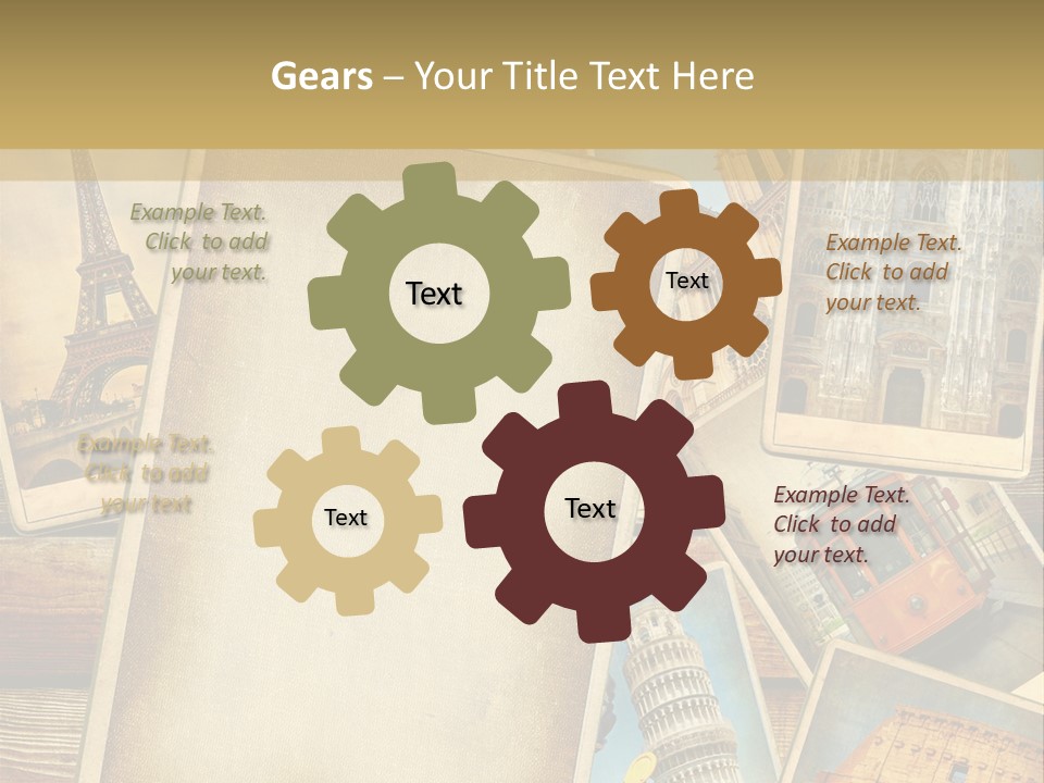 Background Paper Drawing PowerPoint Template