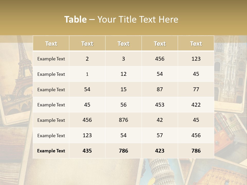 Background Paper Drawing PowerPoint Template