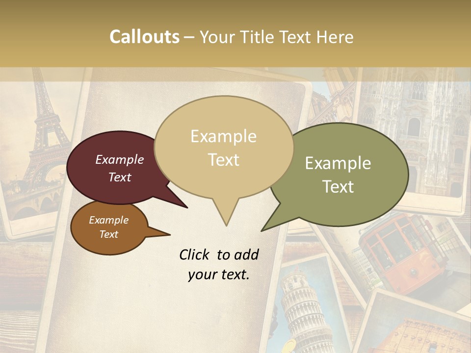Background Paper Drawing PowerPoint Template