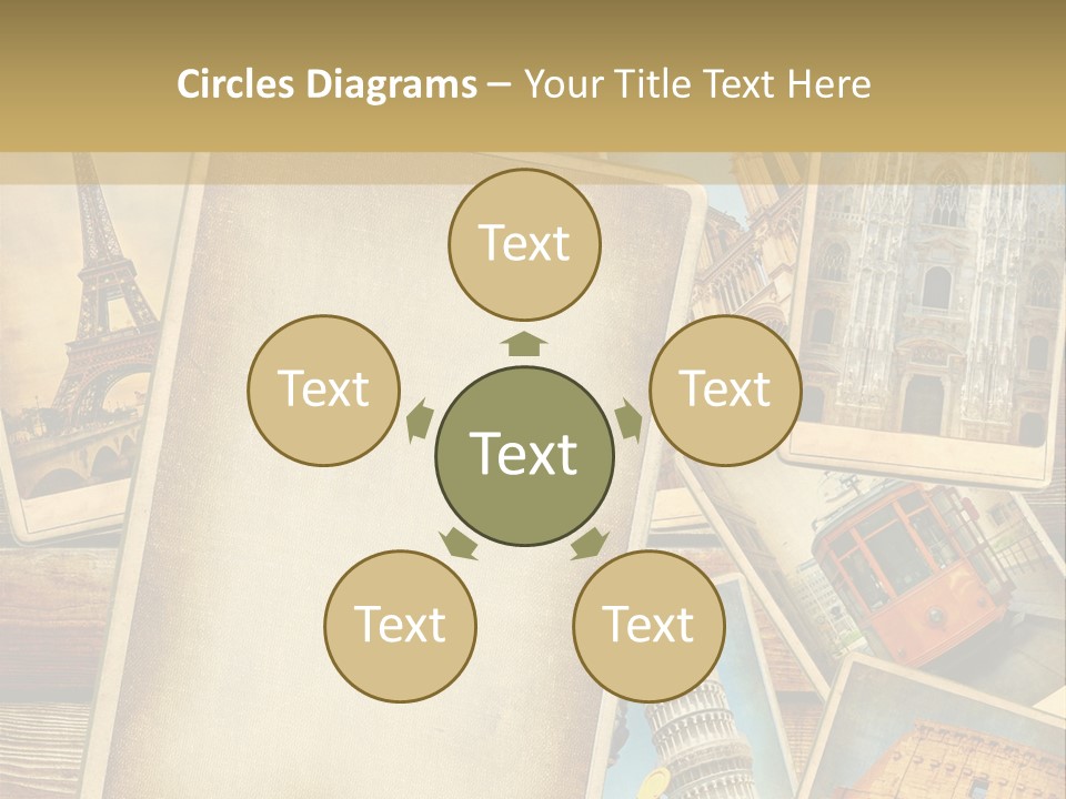 Background Paper Drawing PowerPoint Template