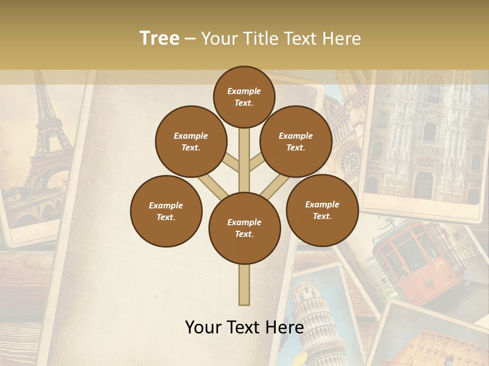 Background Paper Drawing PowerPoint Template