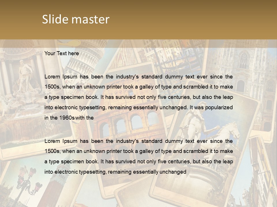 Green Copy Sacking PowerPoint Template