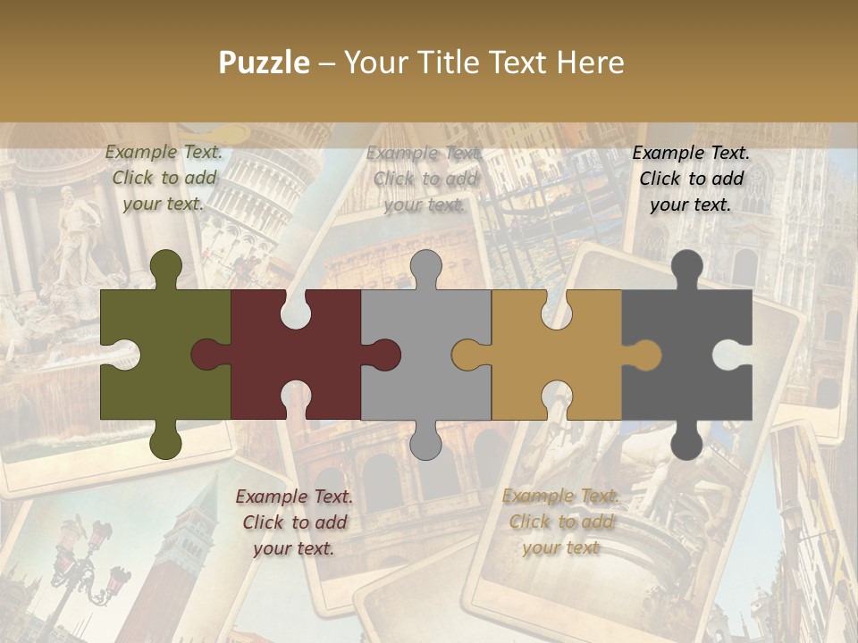 Green Copy Sacking PowerPoint Template