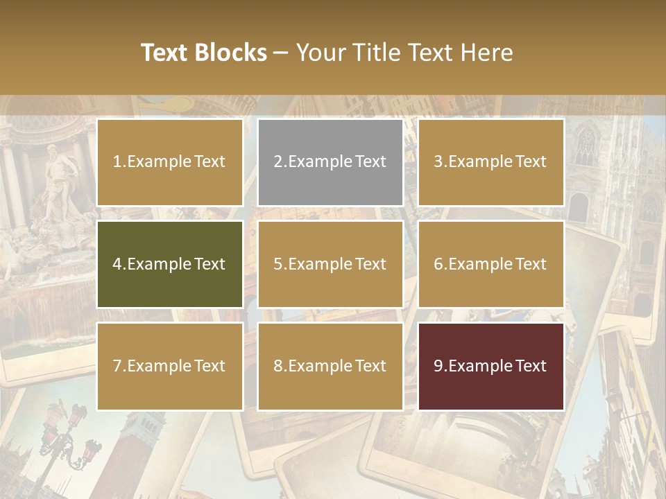 Green Copy Sacking PowerPoint Template