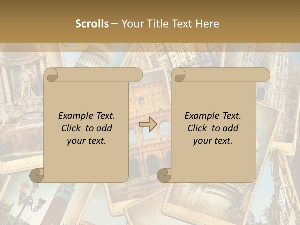 Green Copy Sacking PowerPoint Template