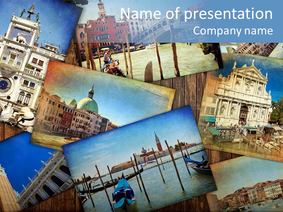 Tela San Marco Ducale PowerPoint Template