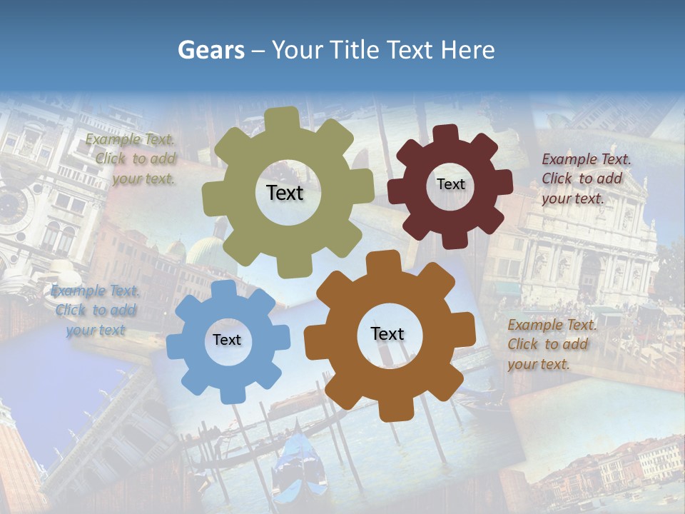 Tela San Marco Ducale PowerPoint Template