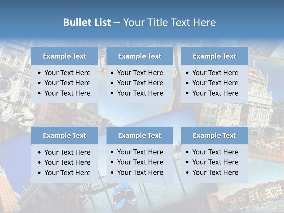 Tela San Marco Ducale PowerPoint Template