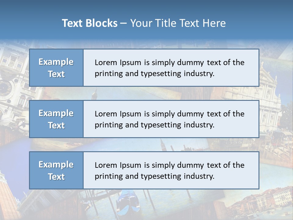 Tela San Marco Ducale PowerPoint Template