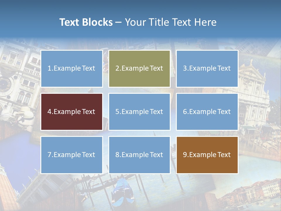 Tela San Marco Ducale PowerPoint Template