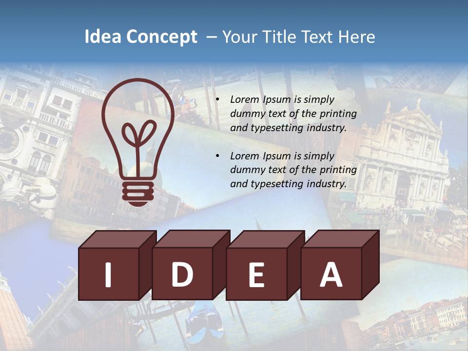 Tela San Marco Ducale PowerPoint Template