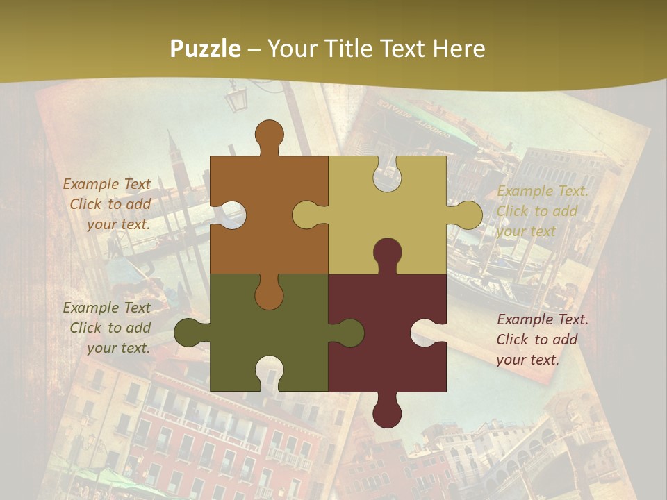 San Marco Chiesa Retro PowerPoint Template