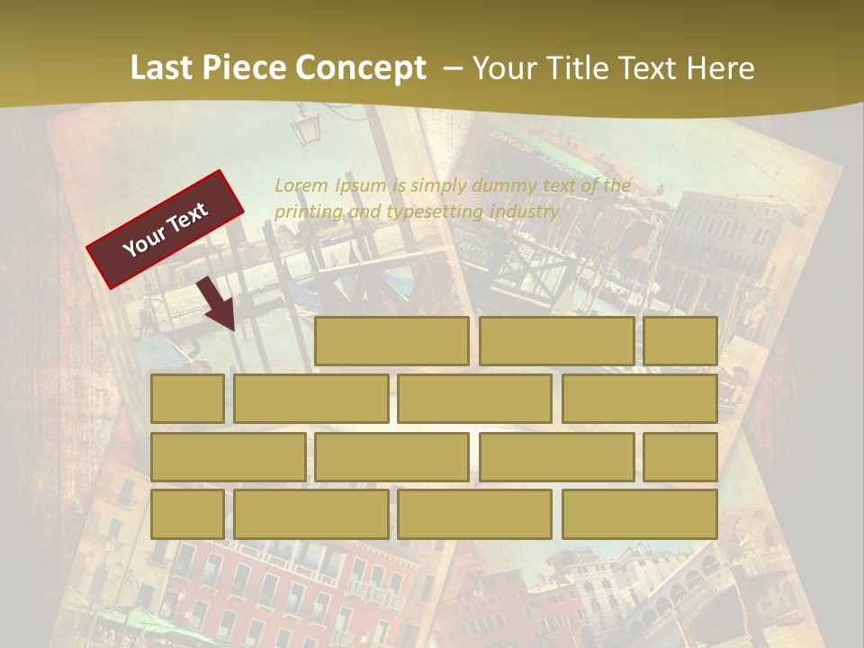 San Marco Chiesa Retro PowerPoint Template