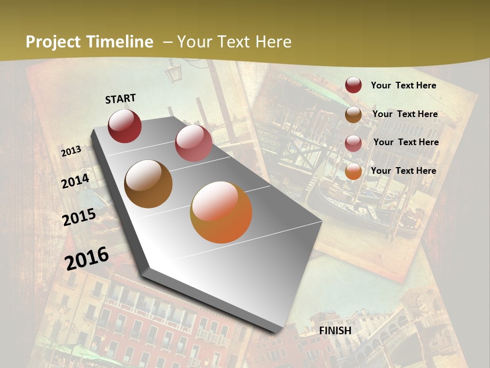 San Marco Chiesa Retro PowerPoint Template