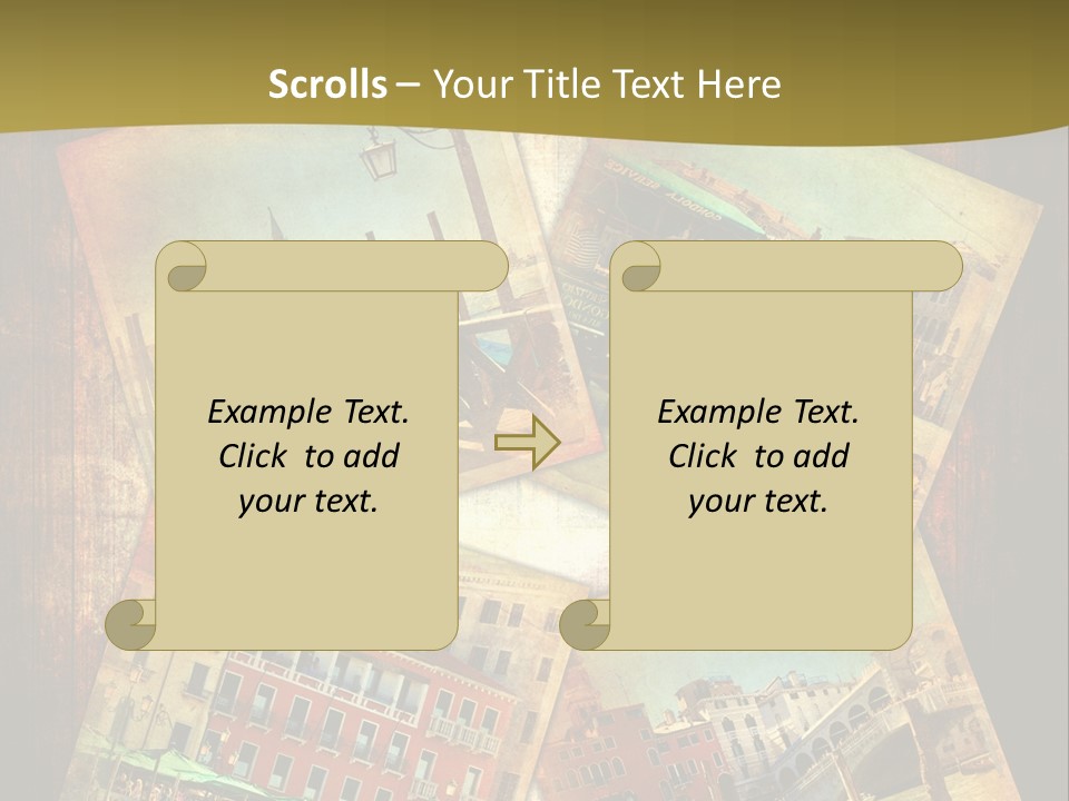 San Marco Chiesa Retro PowerPoint Template