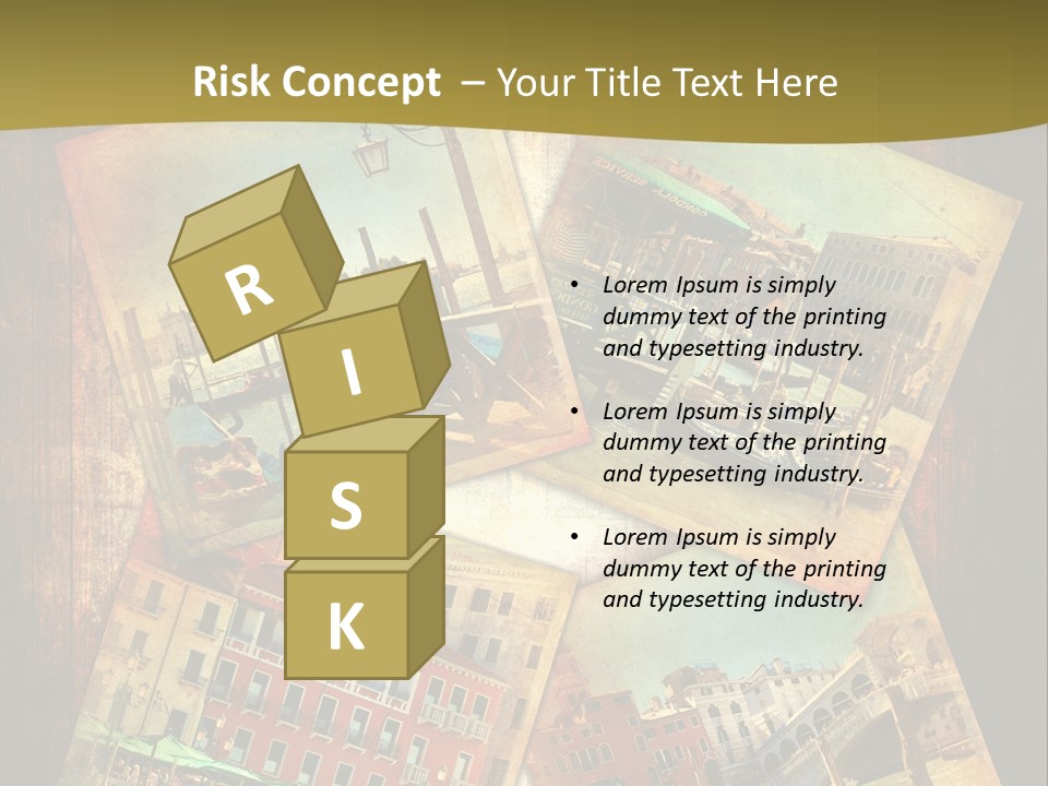 San Marco Chiesa Retro PowerPoint Template