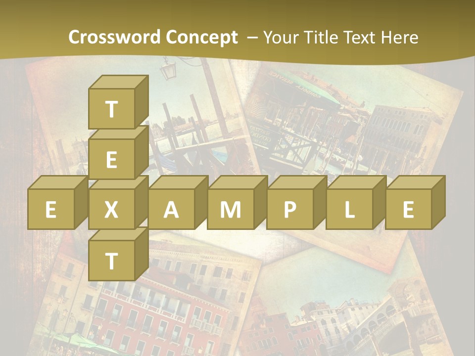 San Marco Chiesa Retro PowerPoint Template