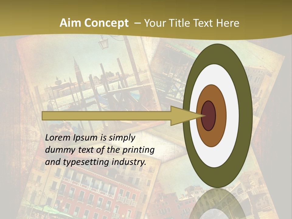 San Marco Chiesa Retro PowerPoint Template