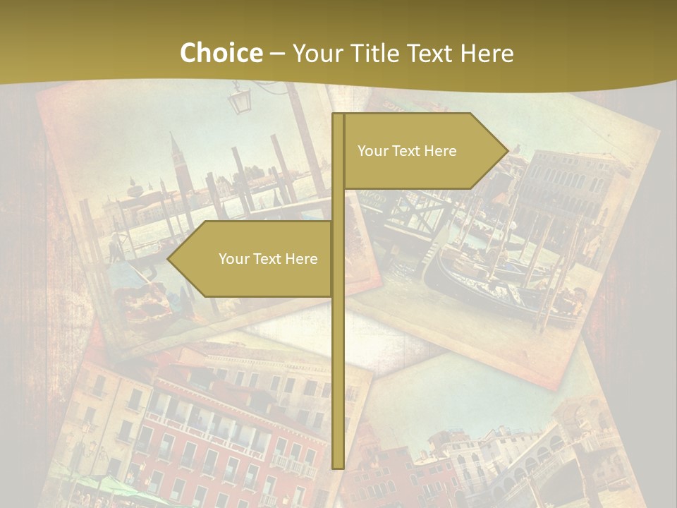 San Marco Chiesa Retro PowerPoint Template