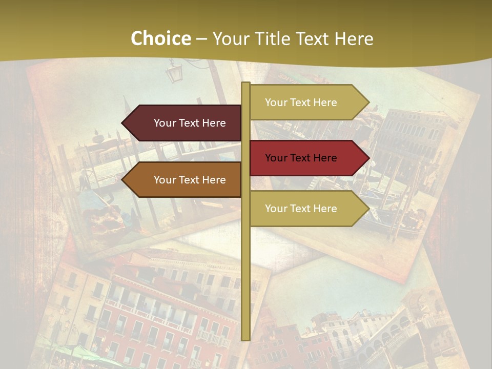 San Marco Chiesa Retro PowerPoint Template