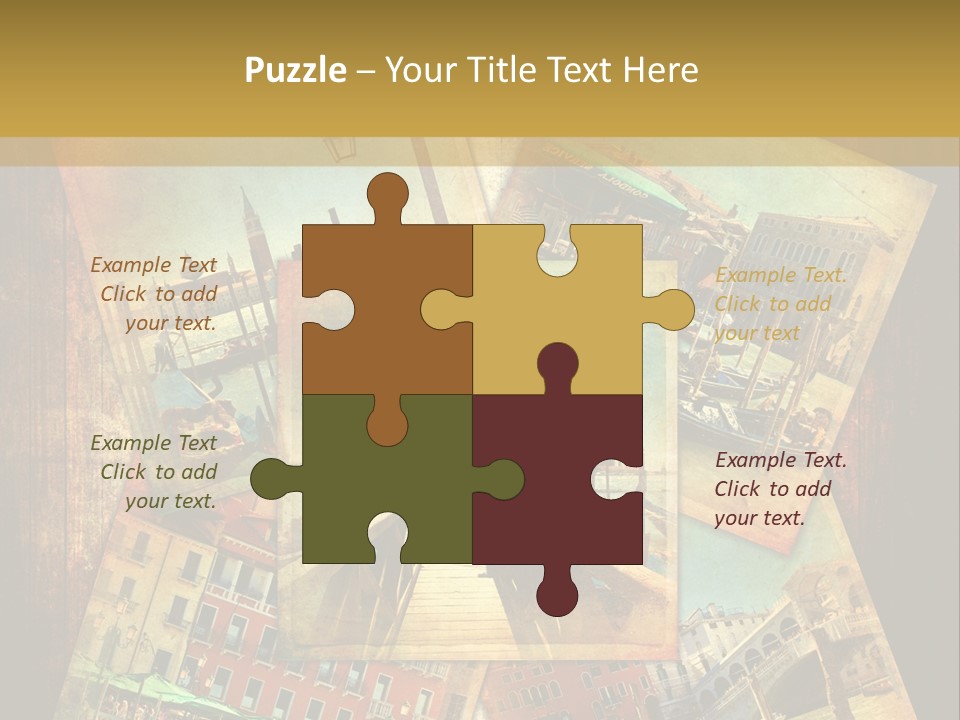 Chiesa Texture Isola PowerPoint Template