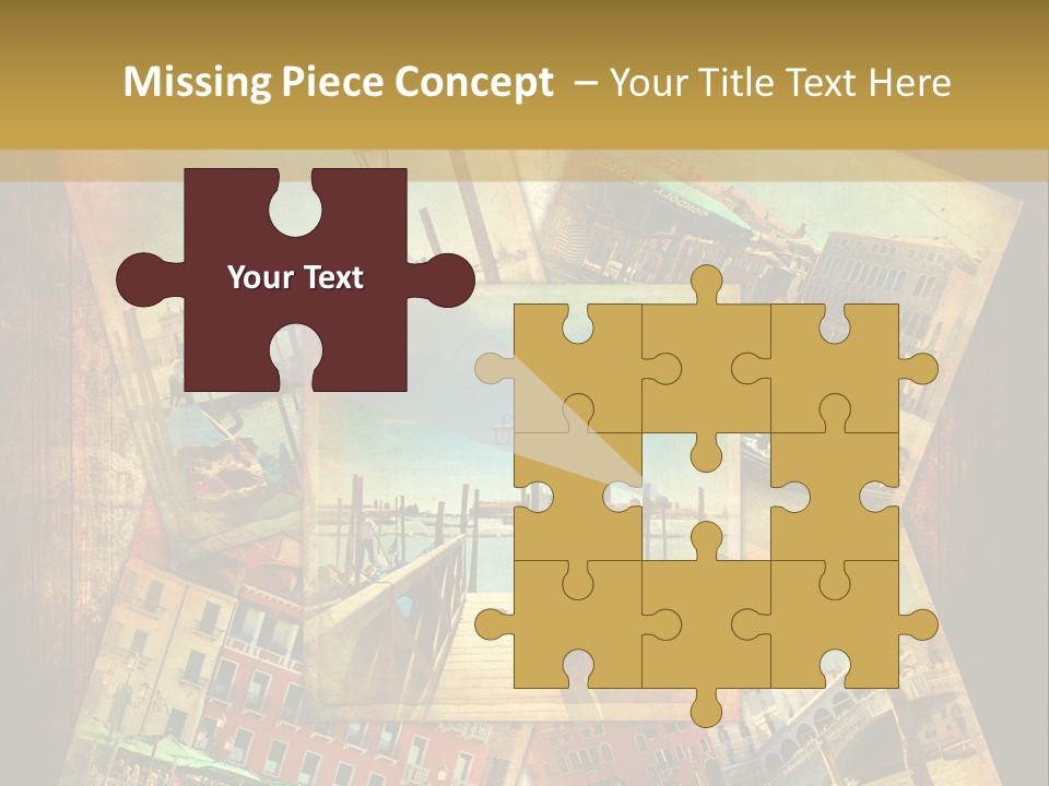 Chiesa Texture Isola PowerPoint Template