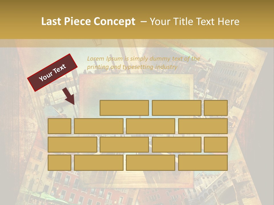 Chiesa Texture Isola PowerPoint Template