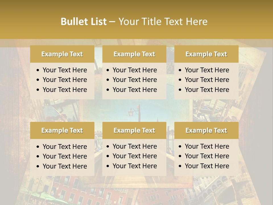 Chiesa Texture Isola PowerPoint Template