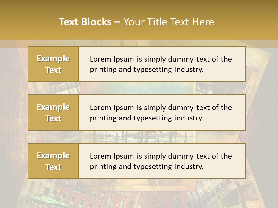 Chiesa Texture Isola PowerPoint Template