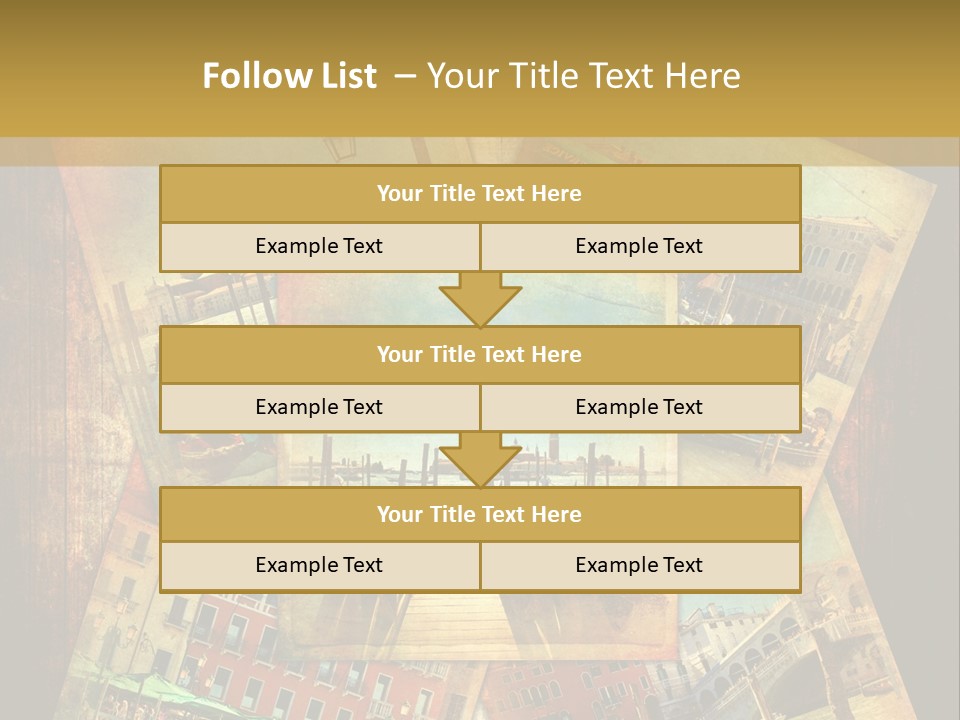 Chiesa Texture Isola PowerPoint Template