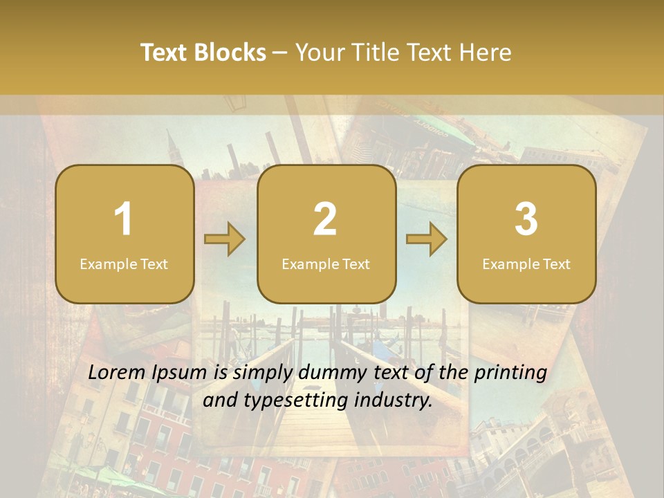 Chiesa Texture Isola PowerPoint Template