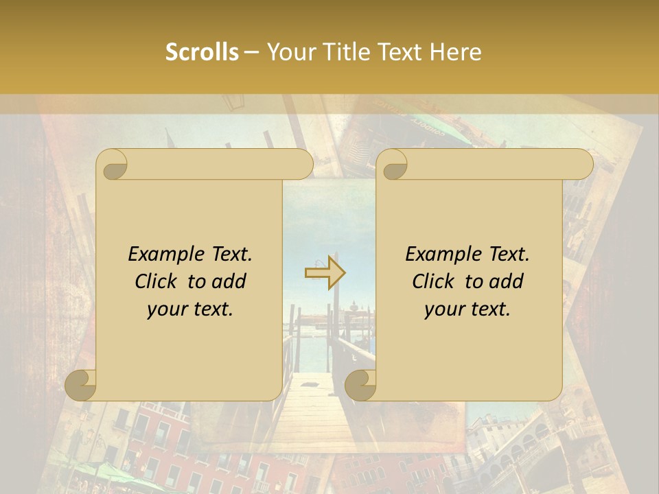 Chiesa Texture Isola PowerPoint Template