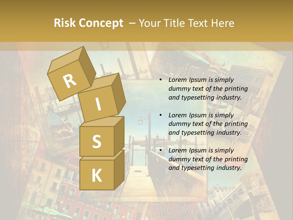 Chiesa Texture Isola PowerPoint Template